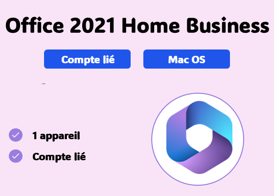 Office 2021 Home-Business MAC (Compte lié)